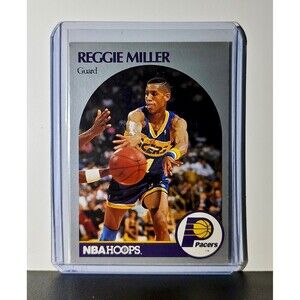 Reggie Miller 1990 NBA Hoops NBA #135 Card Indiana Pacers